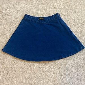 Denim circle skirt